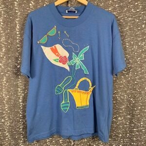 Vintage Suburbans Embroidered Summer Accessories Shirt Women's Medium‎